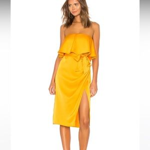 Lovers and Friends Violet Midi in Marigold  Sz S